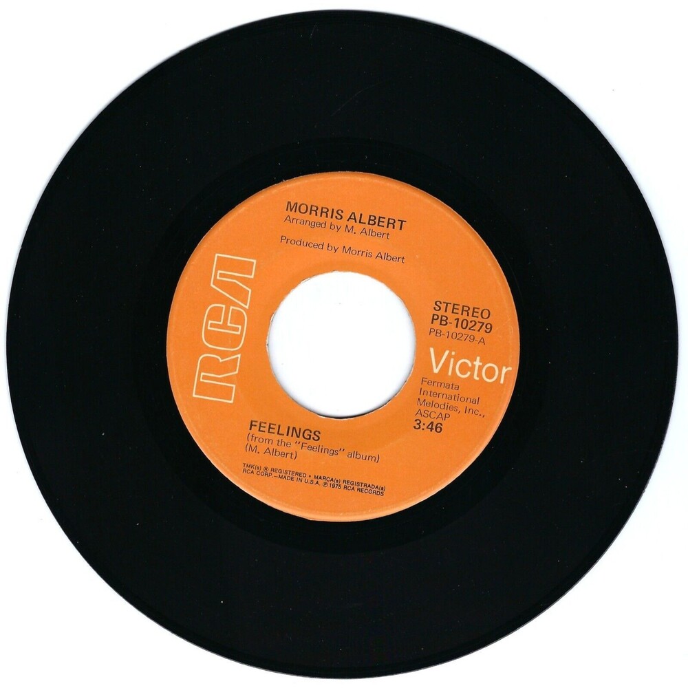 Morris Albert - Feelings / This World Today Is A Mess VG+ Pop 45 RPM Vinyl '74